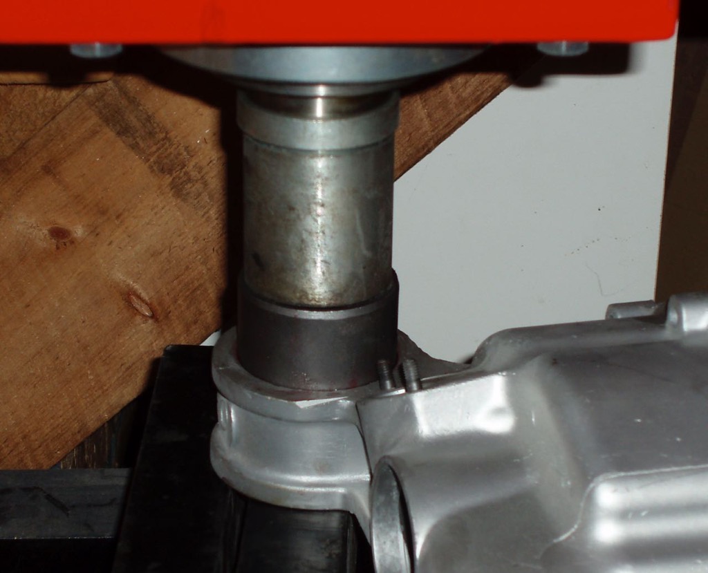 Pressing rear transmission mount.jpg
